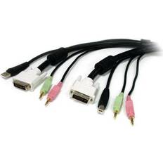 StarTech DVI/USB A/3.5mm - DVI/USB B/3.5mm 9.8ft