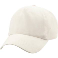 Beechfield Unisex Plain Original 5 Panel Baseball Cap 2-pack - Natural