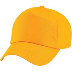 Beechfield Unisex Plain Original 5 Panel Baseball Cap 2-pack - Gold