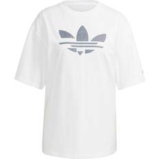 Adidas Women's Originals Adicolor Iridescent Shattered Trefoil T-shirt - White