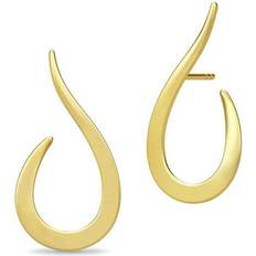 Julie Sandlau Classic Swan Earrings - Gold
