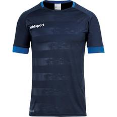 Uhlsport Division II Short Sleeve Jersey Kids - Navy/Azure Blue