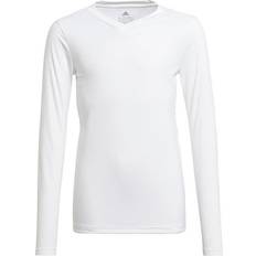 Adidas Treningsklær Superundertøy Adidas Long Sleeve Baselayer T-shirt Kids - White
