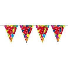 Folat 20th Birthday Balloons Garland For Party Decoration 10 meters Multicolor