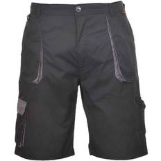 Portwest Texo Contrast Cargo Shorts - Black