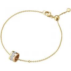 Diamanter Armbånd Georg Jensen Fusion Bracelet - Gold/Rose Gold/White Gold/Diamonds