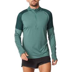 2XU Light Speed 1/2 Zip Men - Silver Sage/Black Reflective