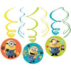 Amscan Swirls Minons Hanging Decoration 6pcs