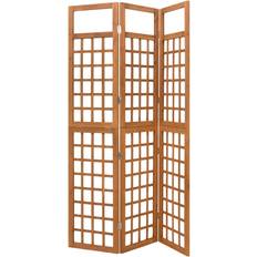 vidaXL 3-Panel Room Divider 47.6x71.1"