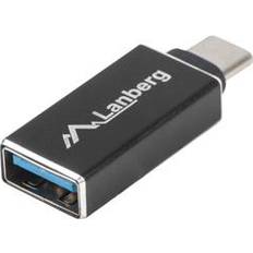 Lanberg USB C-USB A M-F Adapter