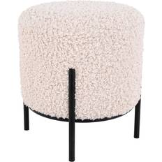 Schwarz Sitzpuffs House Nordic Alford Beige/Black Sitzpuff 37cm