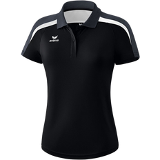 Soccer - Women Polo Shirts Erima Liga 2.0 Polo Shirt Women - Black/White/Dark Grey