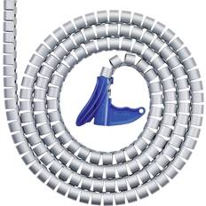 Silbrig Kabelkanäle & Kabelmanagement HellermannTyton HWPP16L2 SR WZ (VE2m) Spiral hose 13..16mm HWPP16L2 SR WZ (quantity: 2m)