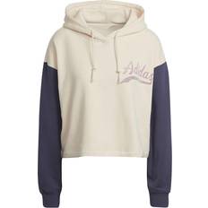 Adidas Women's Originals Modern B-Ball Hoodie - Wonder White/Shadow Navy