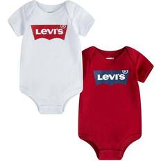 Røde Bodyer Levi's Baby Batwing Bodysuit 2-pack