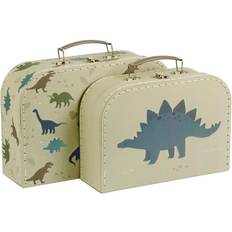 A Little Lovely Company Dinosaurs Suitcase Set