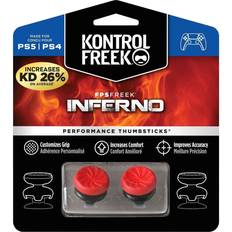PlayStation 4 Thumb Grips KontrolFreek PS4/PS5 FPS Freek Inferno Thumbsticks - Red