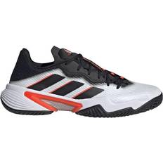 Textile Racket Sport Shoes adidas Barricade M - Cloud White/Core Black/Solar Red