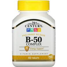 B complex vitamin 21st Century Prolonged Release B-50 Complex 60 pcs