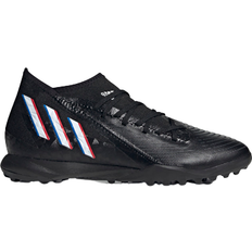 Adidas Turf (TF) Soccer Shoes Adidas Predator Edge.3 Turf - Core Black/Cloud White/Vivid Red