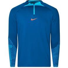 Nike Dri-FIT Strike Football Drill Top Men - Dark Marina Blue/Chlorine Blue/Dark Marina Blue/Siren Red