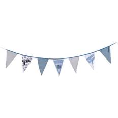 Party Collection Flag Garland Blue