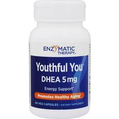 Enzymatic Therapy Youthful You DHEA 5 mg. 60 Vegetarian Capsules