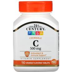 21st Century Chewable C 500mg Orange 110 pcs