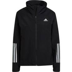 L Regenjacken & Regenmäntel Adidas Women BSC 3-Stripes Rain Rdy Jacket - Black