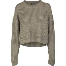 Urban Classics Ladies Wide Oversize Sweater - Olive