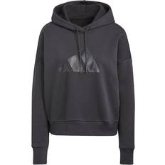 Adidas Women's Sportswear Future Icons Feel Fierce Graphic Hoodie - Carbon