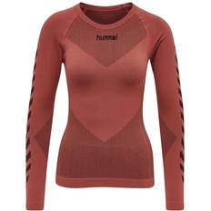 Hummel First Seamless Jersey L/S Women - Marsala