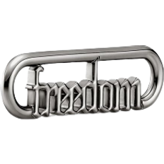 Pandora Me Styling Freedom Word Link - Silver