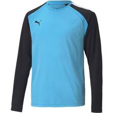 Puma TeamPACER Long Sleeve T-shirt Kids - Blue Atoll/Puma Black