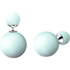 Everneed Karla Ball Earrings - Silver/Pearls