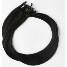 Svarte Hårnåler Rapunzel of Sweden Nail Hair Premium Straight 1.0 Black 50cm