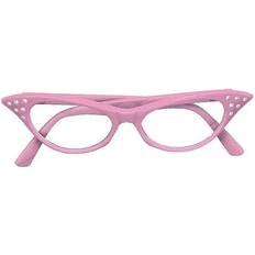 Bristol Novelty 50's Female Style Glasses Pink