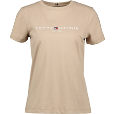 Tommy Hilfiger Pure Organic Cotton Logo T-shirt - Beige