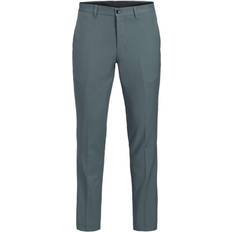 Jack & Jones Super Slim Fit Suit Trousers - Green/Balsam Green