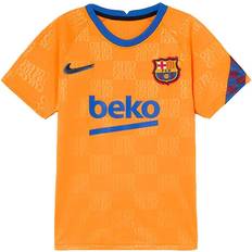 Nike 2021-2022 Barcelona Pre-Match Jersey (Orange)