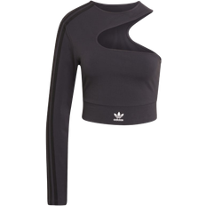 Adidas Women's Originals Cropped Long-Sleeve Top - Carbon