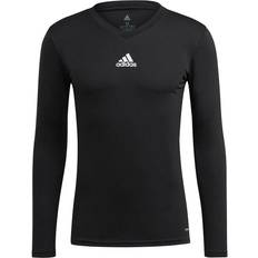 Adidas Herre Superundertøy Adidas Team Base Long Sleeve T-shirt Men - Black