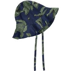 Blå UV-hatter The New Siblings Summer Hat - Croco Aop