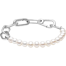 Pearl Bracelets Pandora ME Freshwater Cultured Bracelet - Silver/Pearls