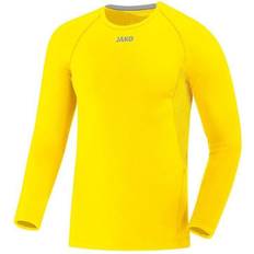 Gelb - Herren Basisschicht-Oberteile JAKO Compression 2.0 Longsleeve Men - Citro