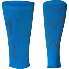 Nylon Arm & Leg Warmers 2XU X Compression Calf Sleeves Women - Vibrant Blue/Grey