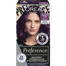 Glansfull Blekinger L'Oréal Paris Preference Vivids Permanent Gel Hair Dye, Magnetic Plum 3.16, long-lasting, high-intensity hair colour