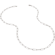 Monica Vinader Alta Textured Chain Necklace - Silver