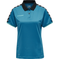 Damen - Fitness Poloshirts Hummel Authentic Functional Jersey Polo Shirt Women - Turquoise