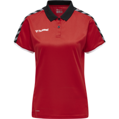 Damen - Rot Poloshirts Hummel Authentic Functional Jersey Polo Shirt Women - True Red